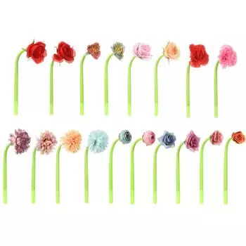 Gifts Signature Stationery Writing Supplies Gel Pens Silicone Pen Flower Pencils Neutral Pencil 9