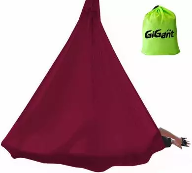 GiGant Aerial Yoga Dedicated 5m x Hammock Single Aerial Yoga Exercise Aero Yoga (гигант) 2,8 м Антигравитация (1.Бордо)