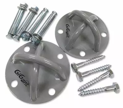 GiGant Гамак для воздушной йоги Специальный набор подвесного оборудования Комплект креплений Упражнения для воздушной йоги Аэро йога Отверстия 2 шт. (4 - Набор)