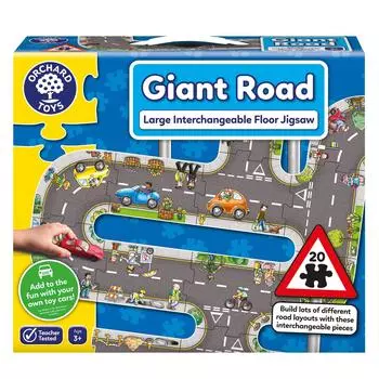 Гигантская дорожная головоломка Bornelund Orchard Toys для детей возрастом около 3 лет OC286 (САДОВЫЕ ИГРУШКИ)