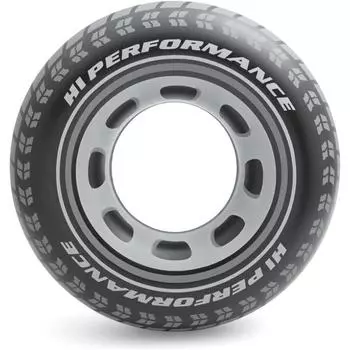 Гигантская трубка для шин, надувное плавательное кольцо диаметром 91 см в дизайне шин 91*30*23cm чёрный