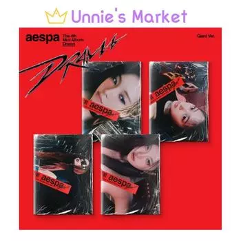 (Гигантская версия.) aespa - 4-й мини-альбом драмы + бесплатный подарок RANDOM 1EA