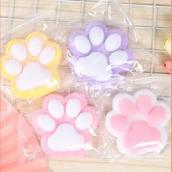 Гигантские декомпрессионные кошачьи когти, сбивающие в кучу, веселые, супер большие, грязевые, декомпрессионные кошачьи когти One Size фиолетовый