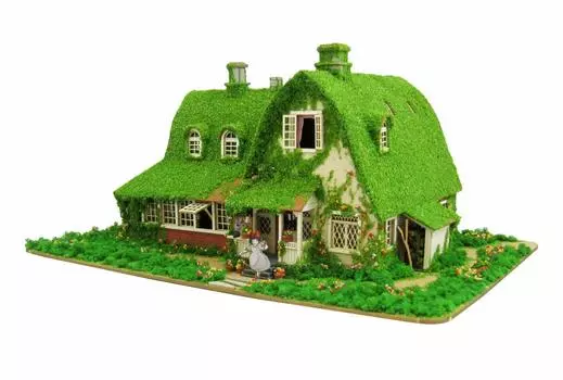 Гигантские кресла-мешки Sankei 1/150 Studio Ghibli Series Служба доставки Кики Дом Кики и Дзидзи (Дом Окино) MK07-22 Бумажное ремесло
