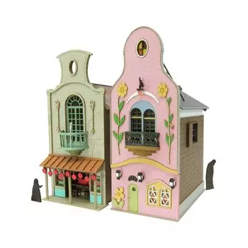 Гигантские кресла-мешки Sankei Miniatuart Kit Studio Ghibli Series Унесенные призраками Таинственный масштаб Бумажная поделка Город-3 1/150 MK07-06