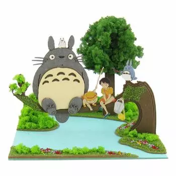 Гигантские кресла-мешки Sankei Studio Ghibli mini Мой сосед Тоторо Сацуки и Мэй Бумажная поделка Тоторо, немасштабная MP07-05 белый