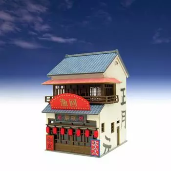 Гигантские кресла-мешки Sankei Studio Ghibli Series 1/150 Унесенные призраками Таинственный город-8 MK07-31 Поделки из бумаги