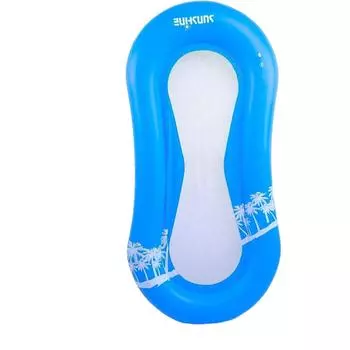 Гигантский надувной матрас, надувной водный матрас, аудиогруппа, прозрачная надувная кассета с подстаканником, надувной матрас в стиле ретро, бассейн 80-х годов, для взрослых 165*75*17cm синий