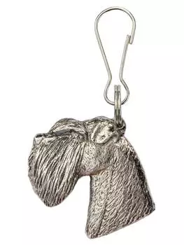 Гигантский шнауцер Сделано в Англии Коллекция Art Dog Zip Pull (Глава)