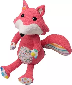 GiGi Plush Toy Fox Animal Baby Child Friend Sleeping Pet Organic Gift Fox Red Knit Large Hi-Cube HC-055