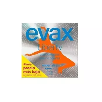 Гигиенические прокладки Evax Liberty Super с крыльями, 9+1 шт.