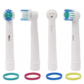 Гигиенические сверхуниверсальные чувствительные насадки для зубных щеток для чистки зубов, сменная головка щетки белый