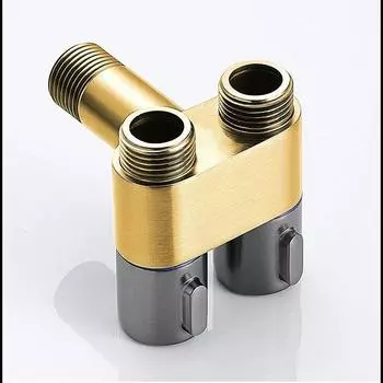 Гигиенический душ, унитаз, биде, распылитель, душевая головка, угловой клапан с двойным выпуском, настенный биде, аксессуары для туалета с двойным выпуском