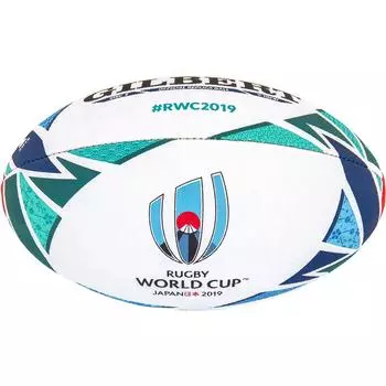 Gilbert 2019 Rugby World Cup Replica Ball 5 RWC2019 Japan Rugby Ball GB9011 No. ГБ-9011 белый