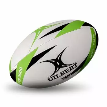 Gilbert rugby ball 4 3000 white green black No. G-TR [item]