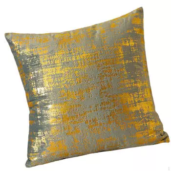 Gilding Velvet Throw Pillow Cover Cushion 45cm Case for Guest Room Cars