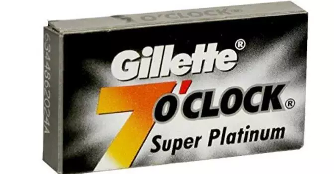 Gillette 7O Clock Super Platinum - салонная коробка премиум-класса (100 лезвий)