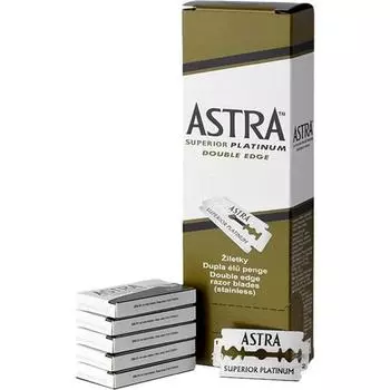 Gillette Astra Platinum Бритва для бритья Double Edge Double Edge 100 шт. 7702018007257