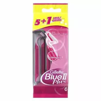 Gillette Blue II Plus 5 + 1 единиц
