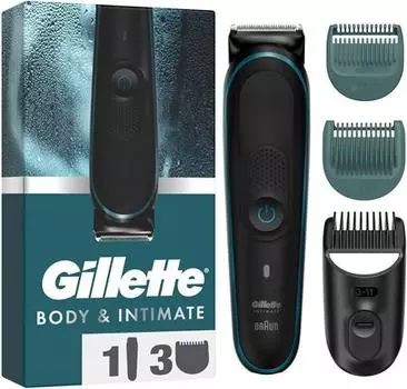 Gillette Body&intimate I5 Men s Intimate & Body Trimmer TU прозрачный