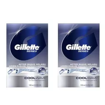 Gillette Cool Wave After Shave Splash, 100 мл, 2 шт.