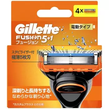 Gillette Fusion electric type with 4 spare blades