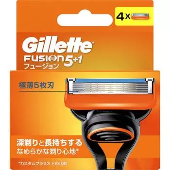 Gillette Fusion Gillette Fusion Ручная сменная бритва, 4 шт. в упаковке