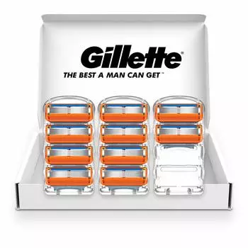 Gillette Fusion Power 10 сменные лезвия бритва для бороды [] 5 лезвий для мужчин