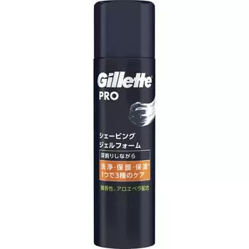 Gillette GillettePro Shaved Gel Foam 195G PG PaPer
