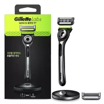 Gillette Labs Deep Cleansing Bar 1 ручка + 2 лезвия, 1 набор