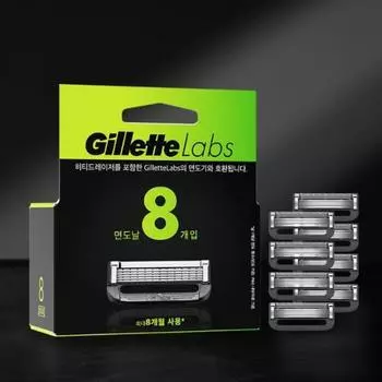 Gillette Labs Deep Cleansing Bar, упаковка из 8 лезвий