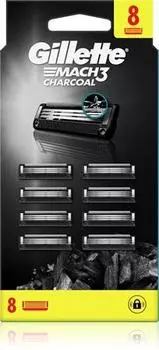 Gillette Mach3 Charcoal Lames De Rechange TU прозрачный