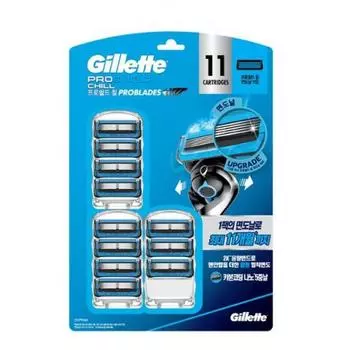 Gillette [обновление] Gillette Pro Shield Chill Razor Blade 11 Pack