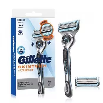Gillette [Обновление] Gillette Skintech Ручная бритва+2 лезвия