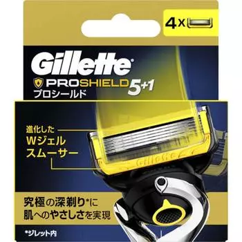 Gillette Pro Shield Сменные лезвия Gillette Pro Shield, 4 шт.