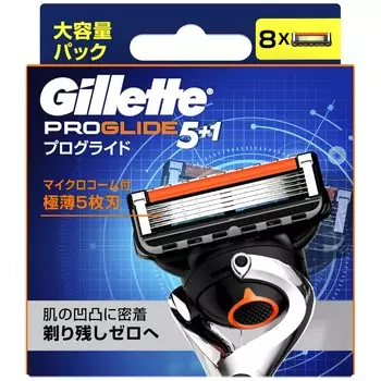 Gillette Proglide 8 запасных лезвий серебряный