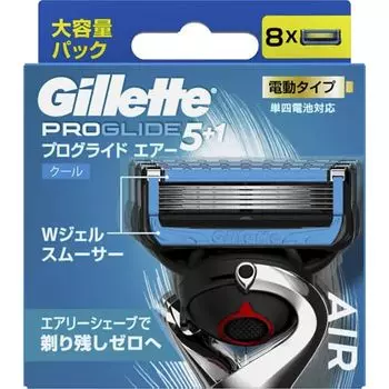 Сменные лезвия Gillette Proglide Air Electric 8B, большая емкость, упаковка P&G серебряный