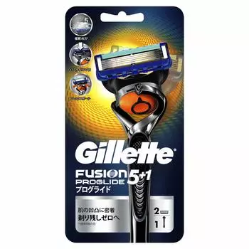 Gillette Proglide Flexball Manual Shaving Body with 2 Spare Blades