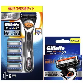 Gillette Proglide ручной держатель 5 запасных лезвий комбо 4 запасных лезвия упаковка старая + + (комбинированная модель)