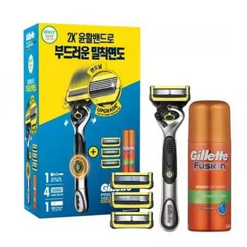 Gillette ProShield Yellow Power Plan ручка 4 лезвия мини гель