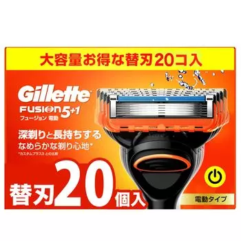Gillette Razor Electric Replacement Blades 20 Pieces Razor Fusion [Genuine Product] Men s