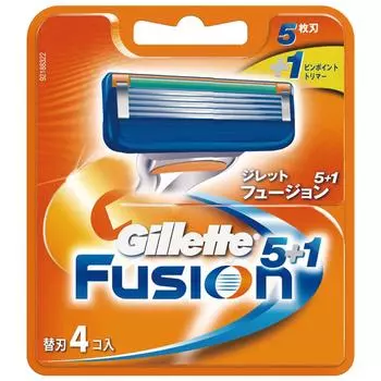 Gillette razor Fusion 4 replacement blades 5+1