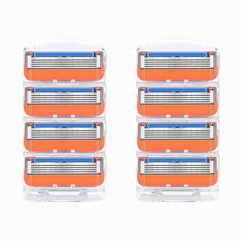 Gillette Replacement Blade Proglide Replacement Blade Fusion Replacement Blade Razor Blade Fusion Proglide Compatible 5-Stage (8)