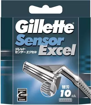 Gillette Sensor Excel 10 replacement blades