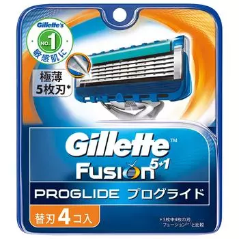 Gillette Shaving Proglide Flexball Manual 4 Replacement Blades