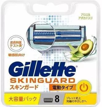 Gillette Skin Guard Power Spare Blade 8B 8 pieces