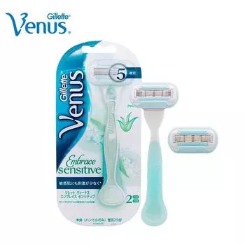 Gillette Venus Aloe женские лезвия для бритья, женская бритва для удаления волос, эпилятор, бикини, подмышки, сменные бритвы для бритья