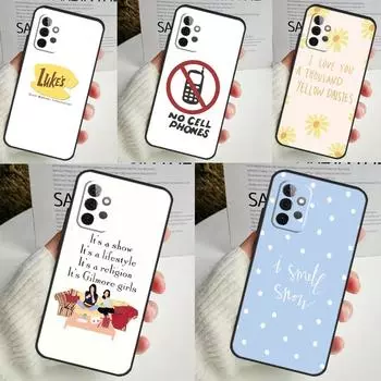 Чехол для телефона Gilmore Girls Quotes для Samsung Galaxy A53 A33 A13 A12 A32 A52 A14 A34 A54 A15 A25 A35 A55 A71 A51 Samsung A53 5G