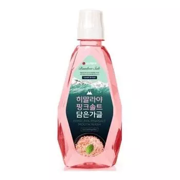 Гималайский розовый солевой лед успокаивающее мятное полоскание 760 мл