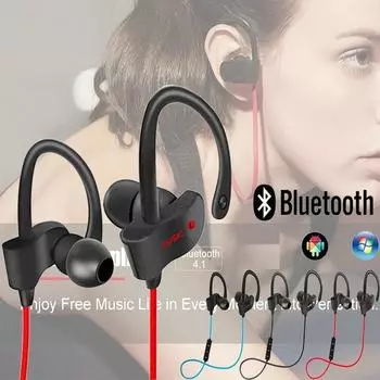 GIMIRO Спортивные Bluetooth-наушники Беспроводные наушники Музыкальная гарнитура Игровые наушники Handsfree для iPhone Huawei Ear Phones синий